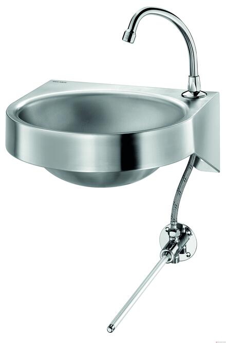 LAVE-MAINS INOX GENOU