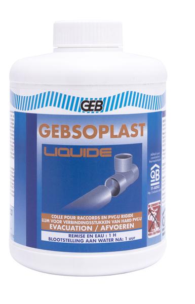 GEBSOPLAST - Colle évacuation liquide pour raccords en PVC rigide