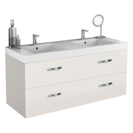 MEUBLE S/V MILANO 120 2T BLC BR      A2345503