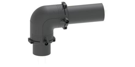 COUDE 90 PVDF/PE EMB    D63-110  GF 735104111 FISCHER GEORG  [735104111]