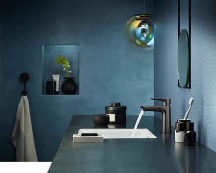 MITIGEUR LAV.110 TALIS E NOIR CHR/BR 71710340 HANSGROHE  [71710340]