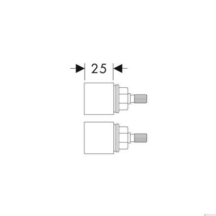 RALLONGE MURALE CITTERIO        AXOR 96259000 HANSGROHE  [96259000]
