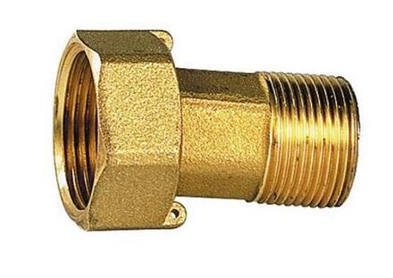 ACCESSOIRES POUR COMPTEUR D'EAU - Raccord MF à écrou tournant avec trou de plombage - Pour compteur
