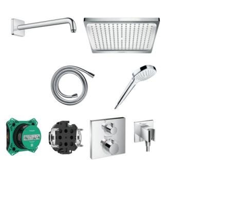 ENSEMBLE DCH ENC E240 ECOSTAT SQUARE 28830000 HANSGROHE  [28830000]