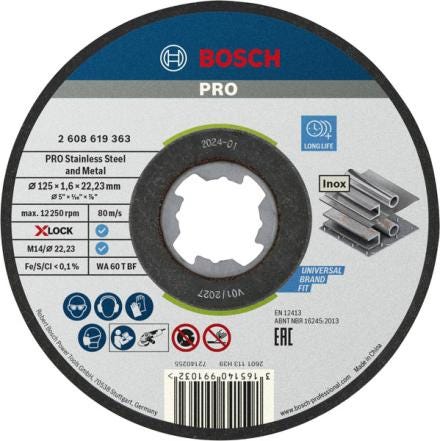 DISQUE A TRONÇONNER - Standard for Inox