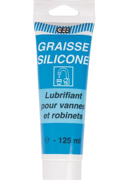 GRAISSE - Silicone - Graisse contact eau potable pour lubrifier la robinetterie sanitaire