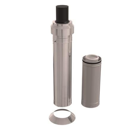 KIT 3CEP TOITURE D125/200 H2000MM INOX 330812 UBBINK  [330812]