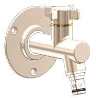 ROBINET D'EXTERIEUR OSLO - Kit robinet vertical + applique 1/2"