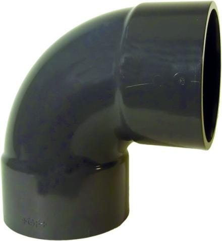 COURBE A COLLER PVC-U METRIQUE - Courte - 90°