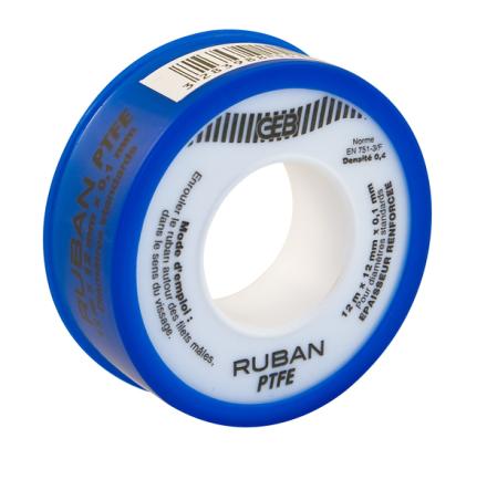 RUBAN PTFE - Pour l'étanchéité des raccords filetés