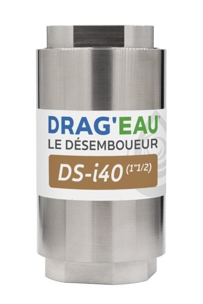 DESEMBOUEUR DN40 1 1/2" D85MM L150MM   DS-I40 DRAG'EAU