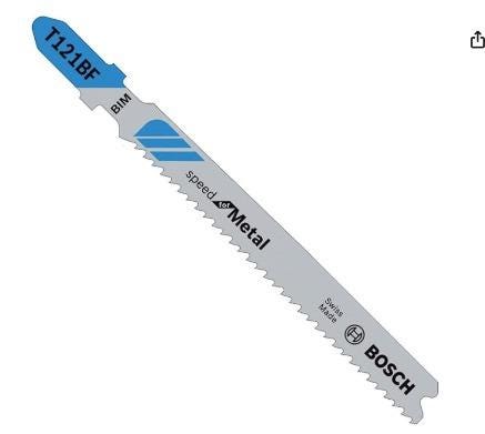 LAME SCIE SAUTEUSE T121BF 92 BOSCH 2608636702 BOSCH ELECTROPORTATIF  [2608636702]