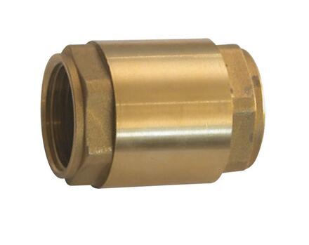 CLAPET DE NON-RETOUR - DOUBLE GUIDAGE - FF - Corps laiton - Obturateur nylon - Joint NBR
