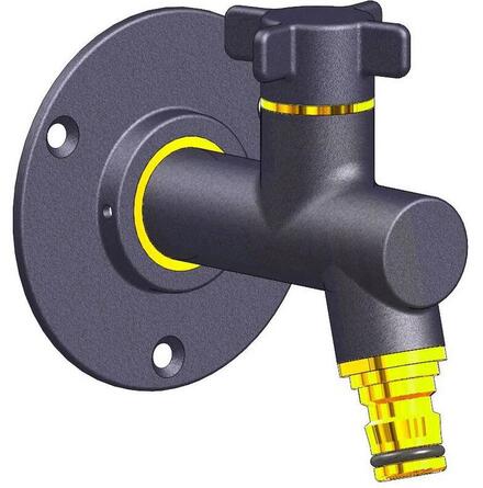 ROBINET D'EXTERIEUR OSLO - Kit robinet vertical + applique 1/2"