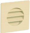 GRILLE D'AERATION - SPECIALE FAÇADE - Pour tube PVC