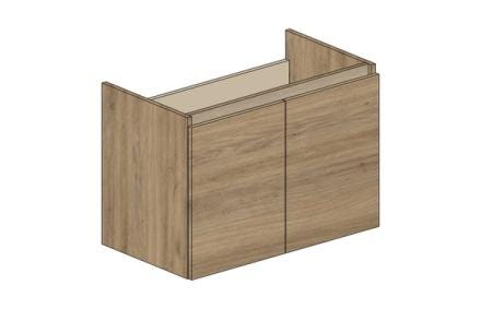 MEUBLE S/PLAN EAZY26 2P 80CM CHENE NAT.RC0222
