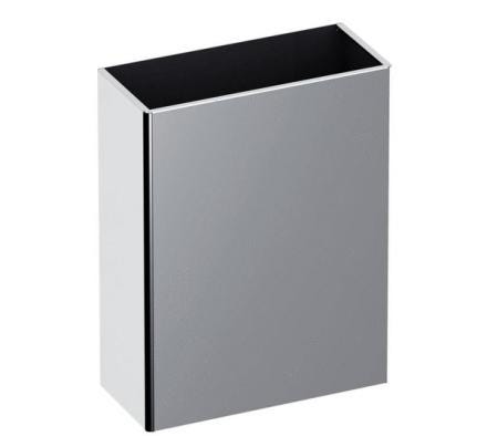 CORBEILLE MURALE - Poubelle inox rectangulaire murale