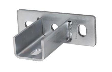 ACCESSOIRES POUR RAIL - Platine U MPC, électrozinguée