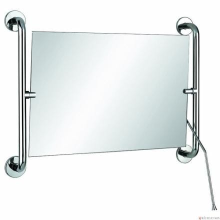 MIROIR INCL.AV.LEV.60X42 INOX       DEL 4201P DELABIE G ET J