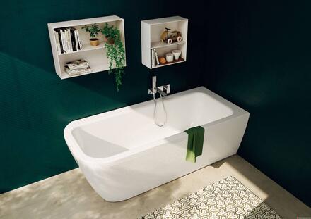 NAUHA BASIC E - Baignoire balnéo en acrylique
