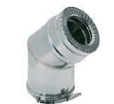 CONDUIT RIGIDE - DOUBLE PAROI INOX 316/304 - SPECIAL POELE A PELLETS - Inox - Pour poêle à pellets