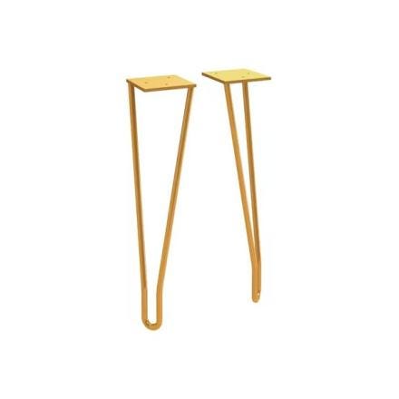 LOT DE 2 PIEDS 32CM ODEON RIVE GCH EB2569-GLD JACOB DELAFON KOHLER  [EB2569-GLD]