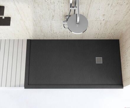 SILEX - Receveur rectangulaire,extra-plat à encastrer ou à poser