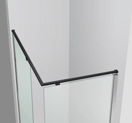 FIXATION PAROI KUADRA EVO NOIR      KUADHSF-H NOVELLINI FRANCE  [KUADHSF-H]