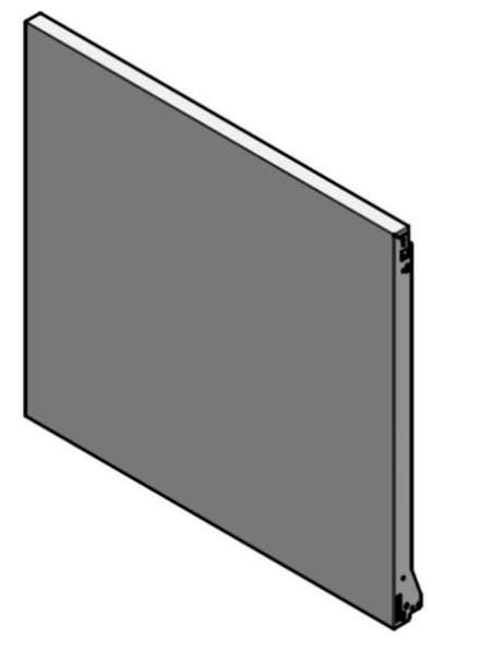 PANNEAU LATERAL 555 BLC             300024461 DE DIETRICH PIECE RECHANGE BDR  [300024461]