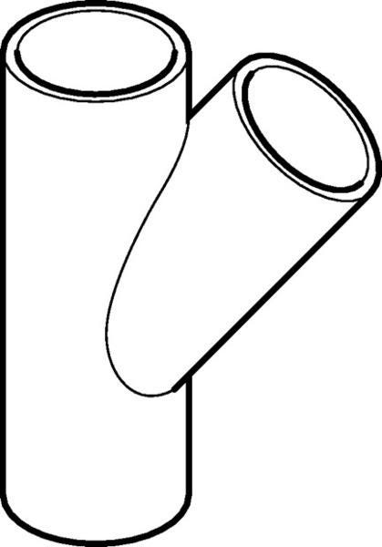 EMBRANCHEMENT 45 PE   90/56 GEBERIT 366115161 GEBERIT  [366.115.16.1]