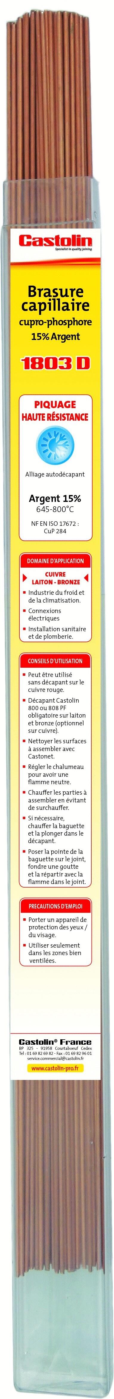 ACCESSOIRE SOUDAGE - Alliage de brasage Cupro-phosphore