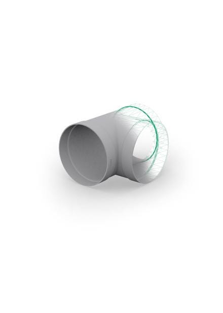 TE 90 PVC M1 GRIS VENTILATION             250 HOKA  [10005061] 