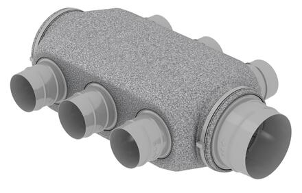 ACCESSOIRES DE RESEAUX - Caisson de distribution - NEOCD - Pour VMC double flux