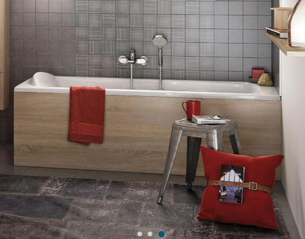 HABILLAGE DE BAIGNOIRE - Façade et retour de baignoire
