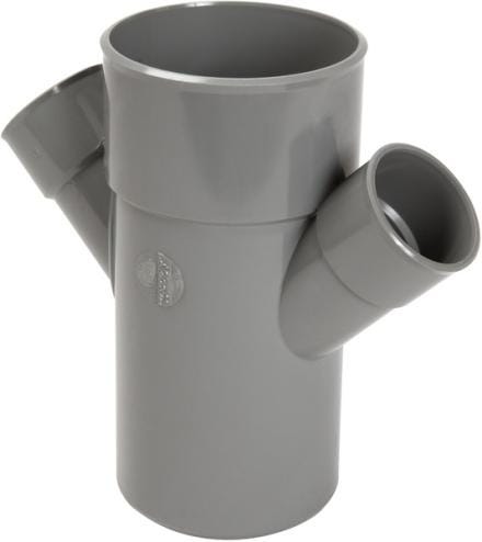 EMBRANCHEMENT DBLE 45 MF D100/040 GRIS   RT74