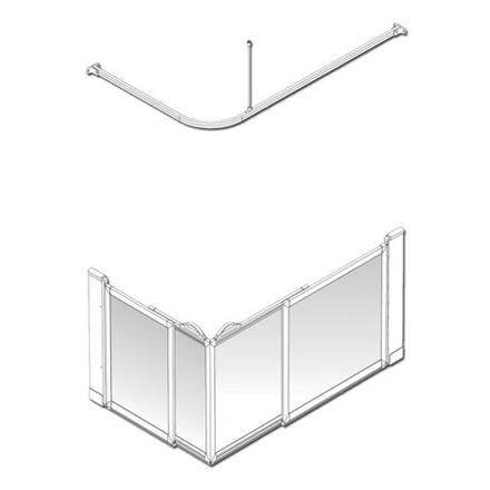 OPTION SE - Pare-douche d'angle coulissant - Hauteur : 75 cm