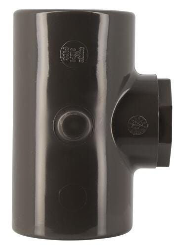 TE A COLLER / A VISSER HTA FER/PVC - FFF - 90°