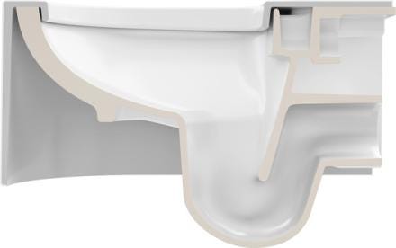 CUVETTE SUSP.570MM MILLIO    BLC/S 250409FF00 DURAVIT  [250409FF00]