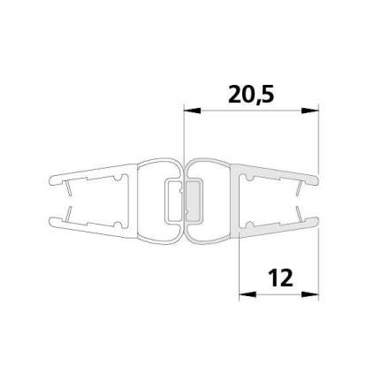 JOINT MAGNETIQUE P/PAROI DCH       1403003973 ROTH FRANCE  [1403003973]