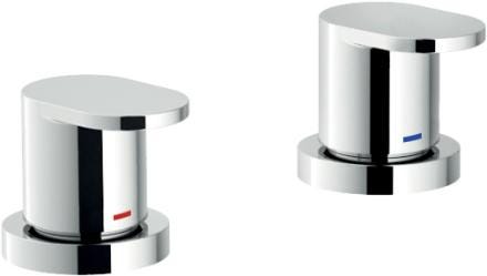 CROISILLON UP EAU CHAUDE/FROIDE CHR UP94204CR NOBILI RUBINETTERIE  [UP94204CR]