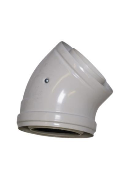 COUDE VENTOUSE 80/125 45D MPP 80/125   074247