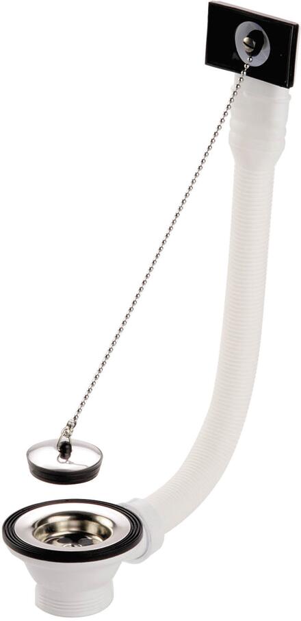 BONDE - Plastique ø 70 mm - Pour évier inox perçage ø 60 mm