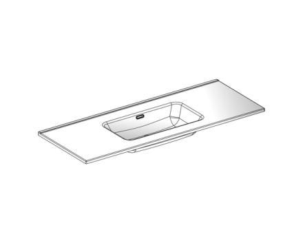 PLAN CERAM. METRO26 SPL VASQ.1TR 121CM  TK026