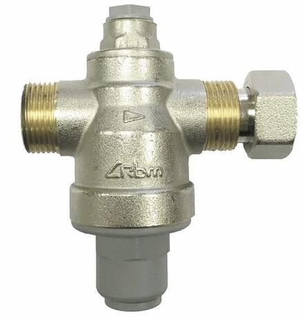 REDUCTEUR DE PRESSION - RINOX DUE réglable - A siège unique Acier - Piston compensé