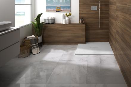 RECEVEUR KINEROCK EVO 100X100  MIN/BLC RD9010 AQUAPRODUCTION KINEDO  [RD9010]