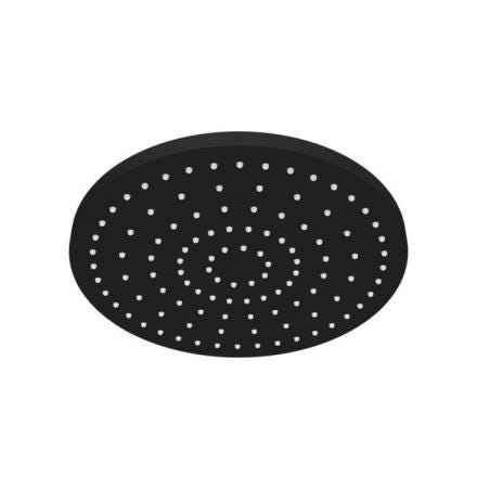 POMME DE TETE 250MM ABS  NOIR MAT   F2794/2NS
