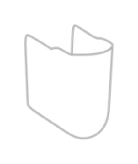 CACHE SIPHON  O.NOVO, ACCESSOIRES, 210X270X23 VILLEROY BOCH  [52670001]