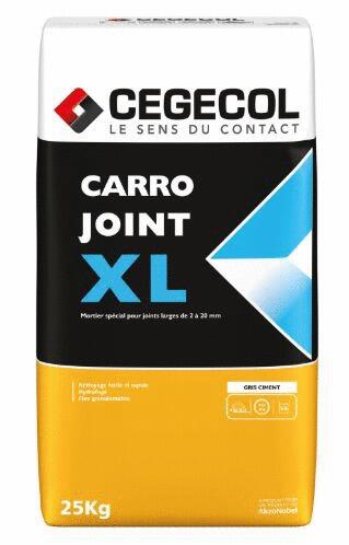 CARROJOINT XL - Mortier de jointoiement pour joints larges de 2 à 20 mm