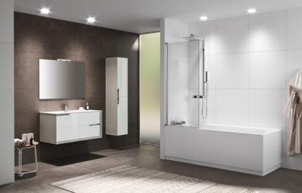 PARE BAIN RIVIERA 2.0 80X150 V.TR RIV21V80-1B NOVELLINI FRANCE