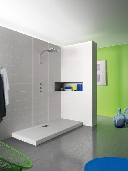KINECOMPACT - Receveur ultra-plat à poser en Biotec